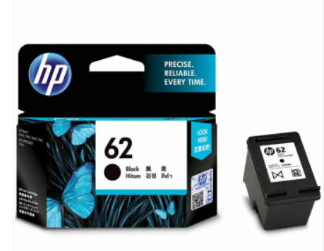 惠普 62號 原裝黑色墨盒