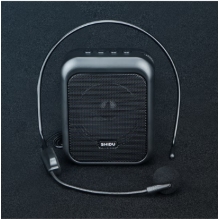 十度（ShiDu） M100 小蜜蜂擴(kuò)音器教師教學(xué)上課專用上課導(dǎo)游便攜式播放機(jī)送話器叫賣機(jī)喇叭帶藍(lán)牙 經(jīng)典黑