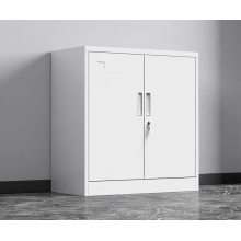 文件柜鐵皮柜子資料檔案柜帶鎖小矮柜子財務(wù)憑證柜 半截柜 1.0mm