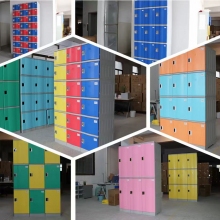 ABS塑料更衣柜（16格）支持定制，多色可選
